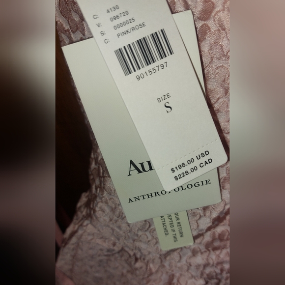 Aureta Studio x Anthropologie Square-Neck Bubble-Hem Mini Dress in Pink - Picture 15 of 16